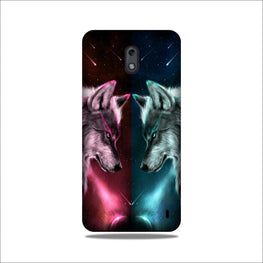 Wolf fight Case for Nokia 2.2 (Design No. 221)