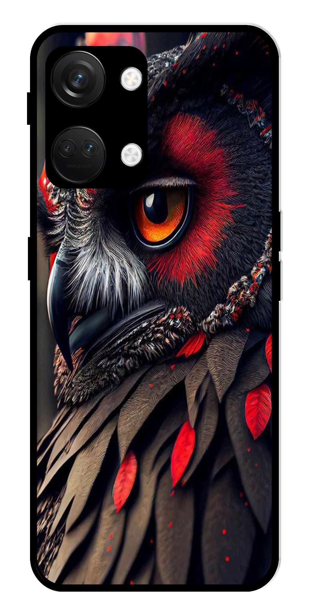 Owl Design Metal Mobile Case for OnePlus Nord 3 5G