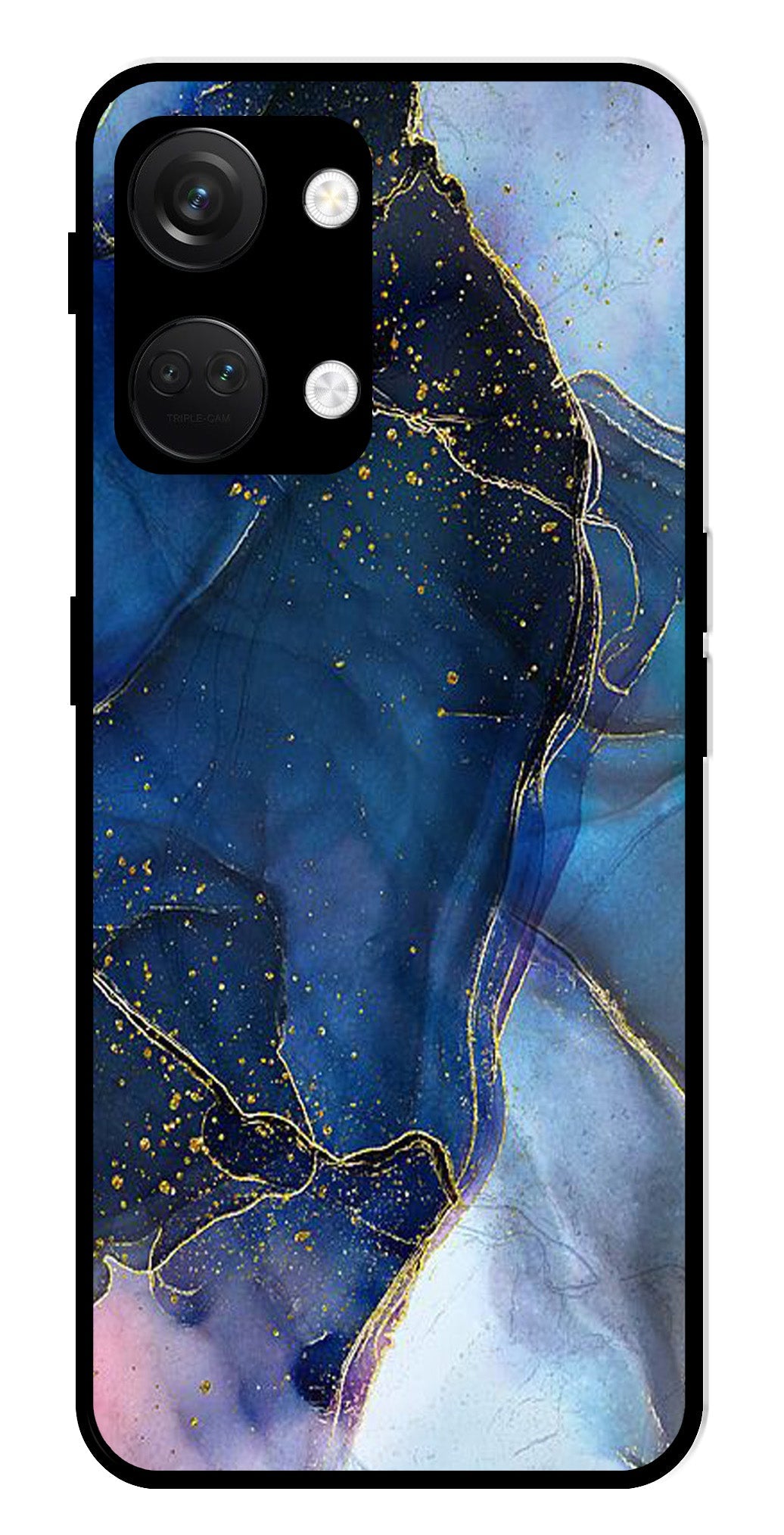 Blue Marble Metal Mobile Case for OnePlus Nord 3 5G