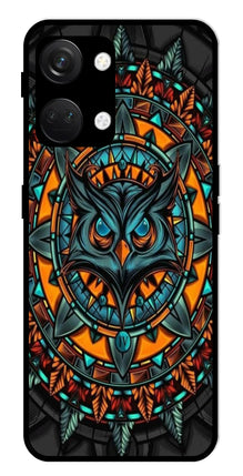 Owl Pattern Metal Mobile Case for OnePlus Nord 3 5G