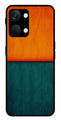 Orange Green Pattern Metal Mobile Case for OnePlus Nord 3 5G