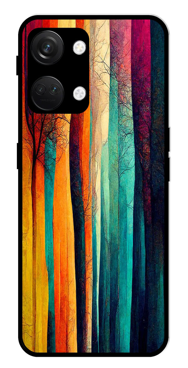 Modern Art Colorful Metal Mobile Case for OnePlus Nord 3 5G