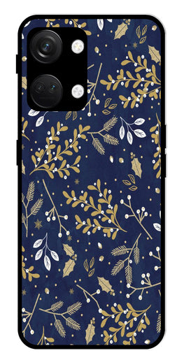 Floral Pattern  Metal Mobile Case for OnePlus Nord 3 5G