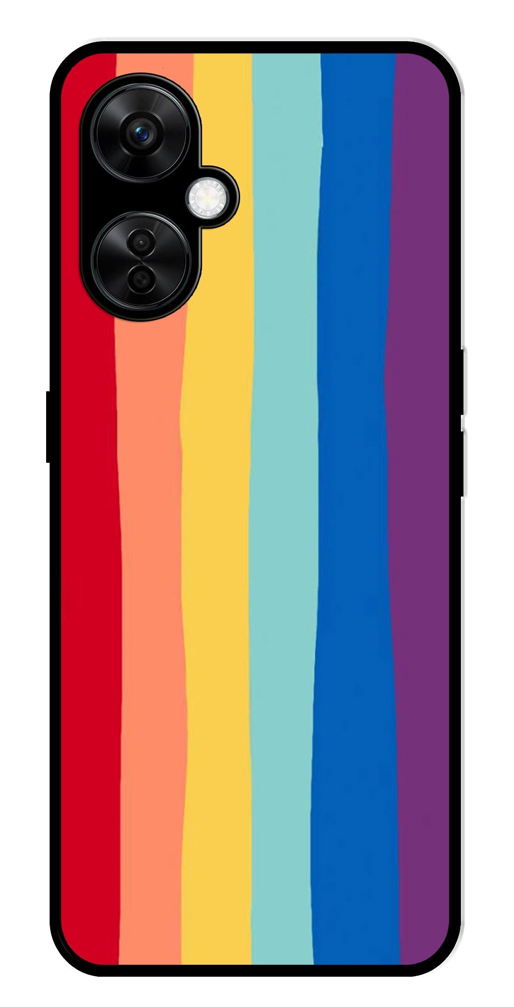 Rainbow MultiColor Metal Mobile Case for OnePlus Nord CE 3 Lite 5G