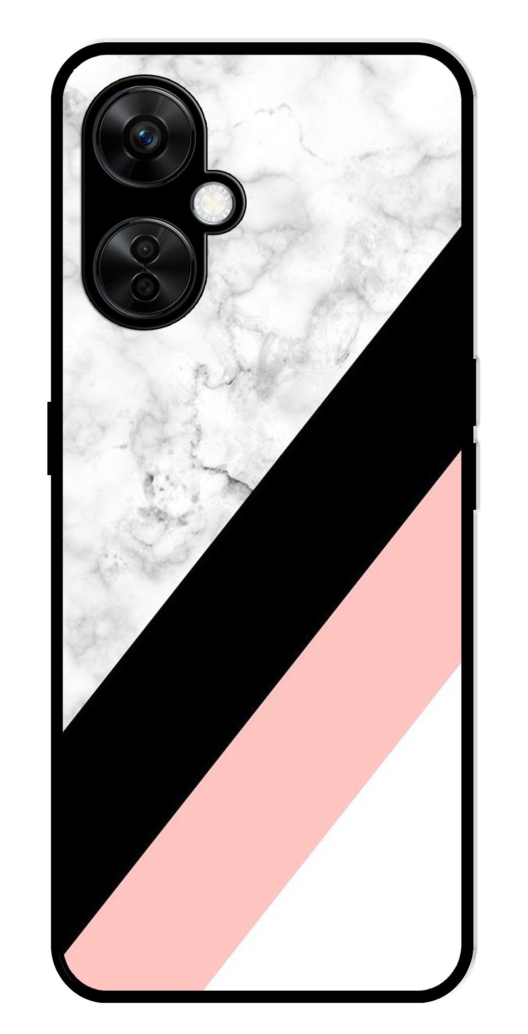 Marble Design Metal Mobile Case for OnePlus Nord CE 3 Lite 5G