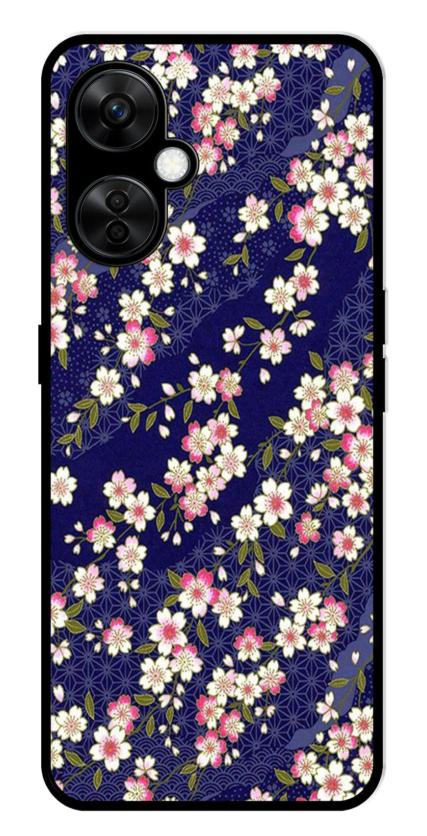 Flower Design Metal Mobile Case for OnePlus Nord CE 3 Lite 5G