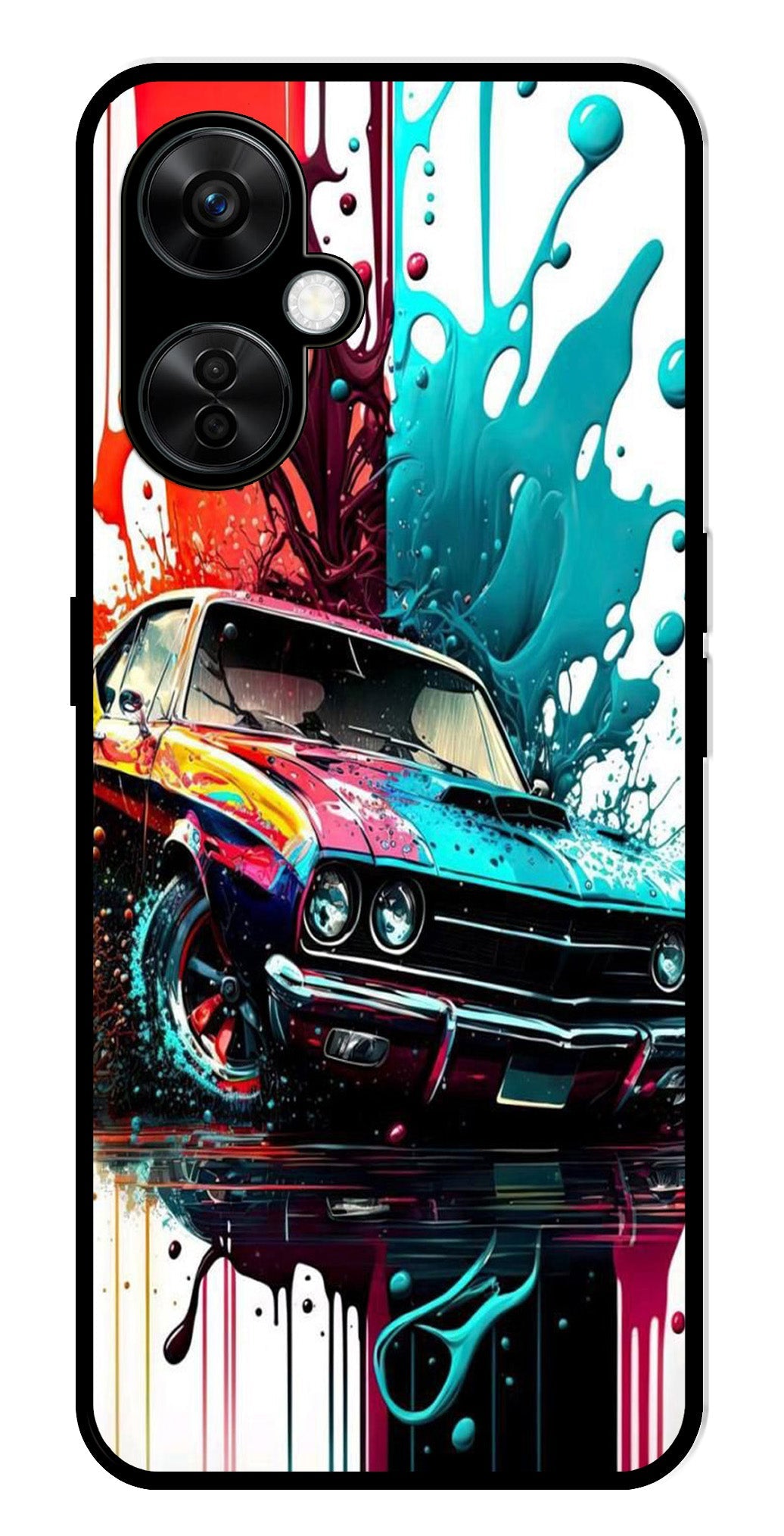Vintage Car Metal Mobile Case for OnePlus Nord CE 3 Lite 5G
