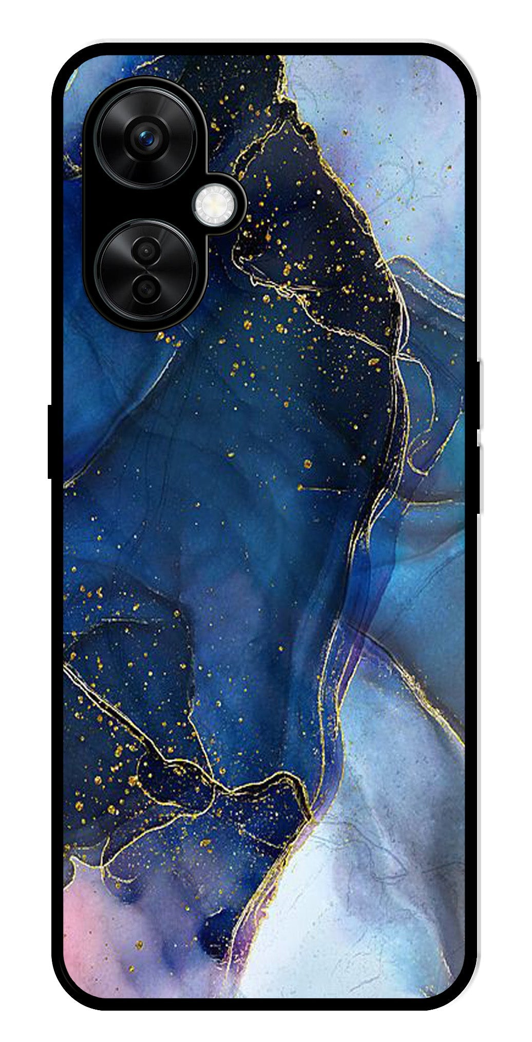 Blue Marble Metal Mobile Case for OnePlus Nord CE 3 Lite 5G