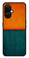 Orange Green Pattern Metal Mobile Case for OnePlus Nord CE 3 Lite 5G