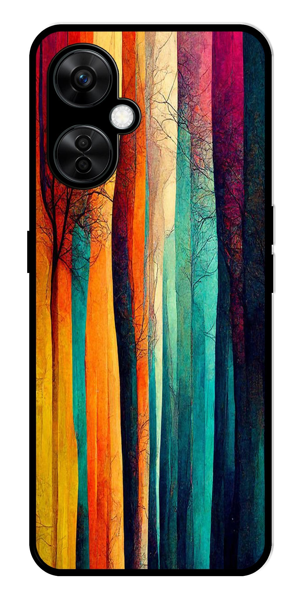 Modern Art Colorful Metal Mobile Case for OnePlus Nord CE 3 Lite 5G