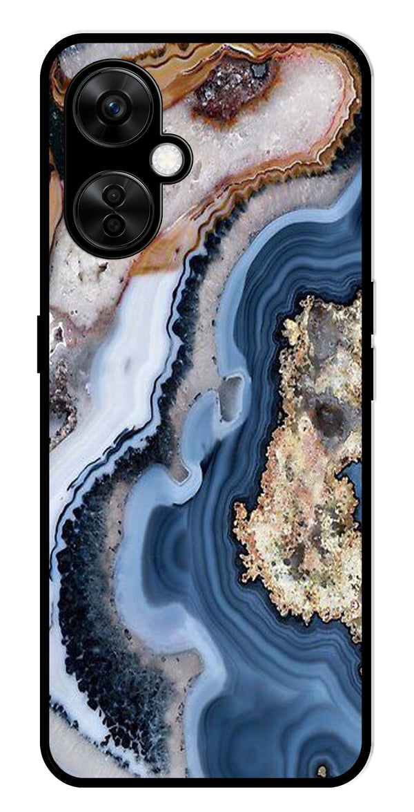 Marble Design Metal Mobile Case for OnePlus Nord CE 3 Lite 5G
