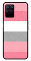 Pink Pattern Metal Mobile Case for Realme Narzo 50 50   (Design No -23)