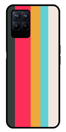 Muted Rainbow Metal Mobile Case for Realme Narzo 50 50