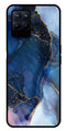 Blue Marble Metal Mobile Case for Realme Narzo 50 50   (Design No -34)