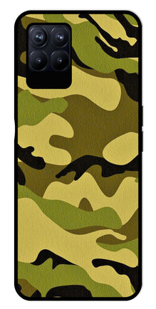 Army Pattern Metal Mobile Case for Realme Narzo 50 50