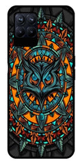 Owl Pattern Metal Mobile Case for Realme Narzo 50   (Design No -42)
