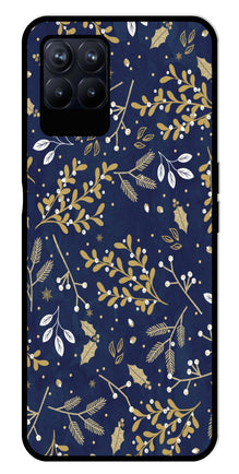 Floral Pattern  Metal Mobile Case for Realme Narzo 50 50