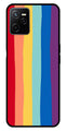 Rainbow MultiColor Metal Mobile Case for Realme Narzo 50A   (Design No -03)