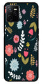 Floral Pattern2 Metal Mobile Case for Realme Narzo 50A   (Design No -12)