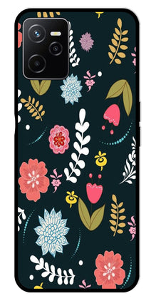 Floral Pattern2 Metal Mobile Case for Realme Narzo 50A