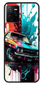 Vintage Car Metal Mobile Case for Realme Narzo 50A   (Design No -29)