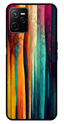 Modern Art Colorful Metal Mobile Case for Realme Narzo 50A