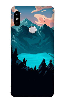 Mountains Case for Xiaomi Redmi Y3 (Design - 186)