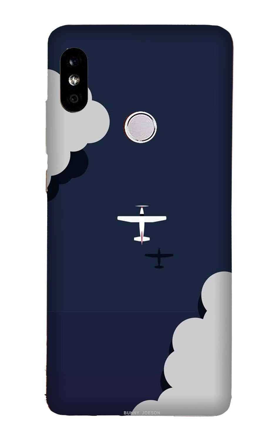 Clouds Plane Case for Xiaomi Redmi Note 7/Note 7 Pro (Design - 196)