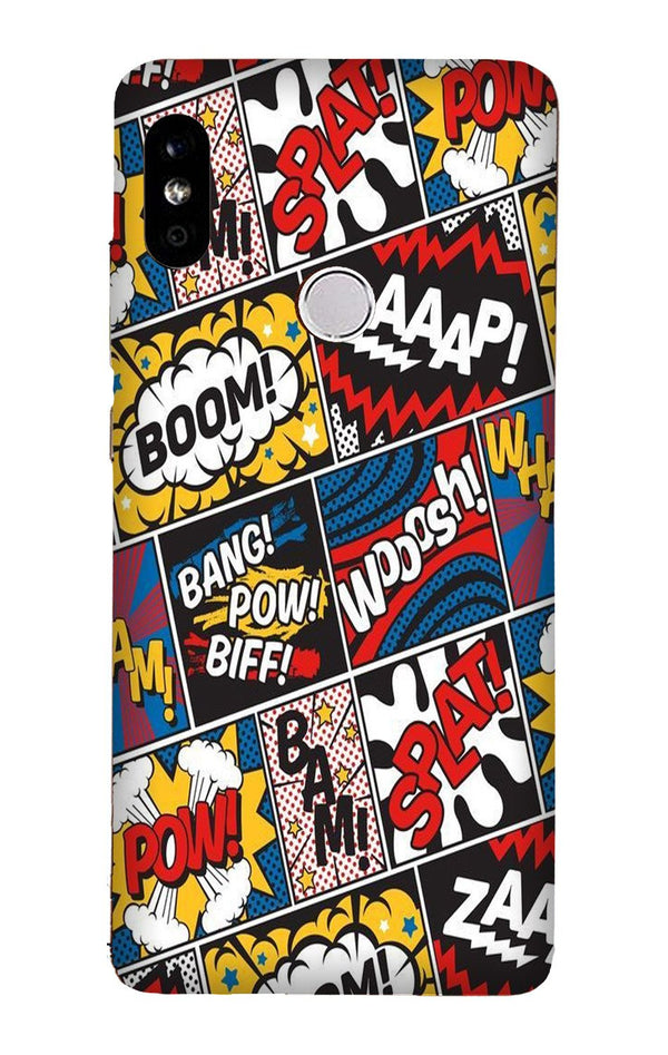 Boom Mobile Back Case for Redmi 6 Pro  (Design - 302)