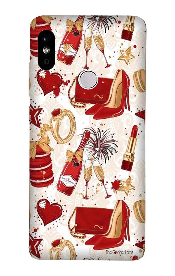 Girlish Mobile Back Case for Redmi 6 Pro  (Design - 312)
