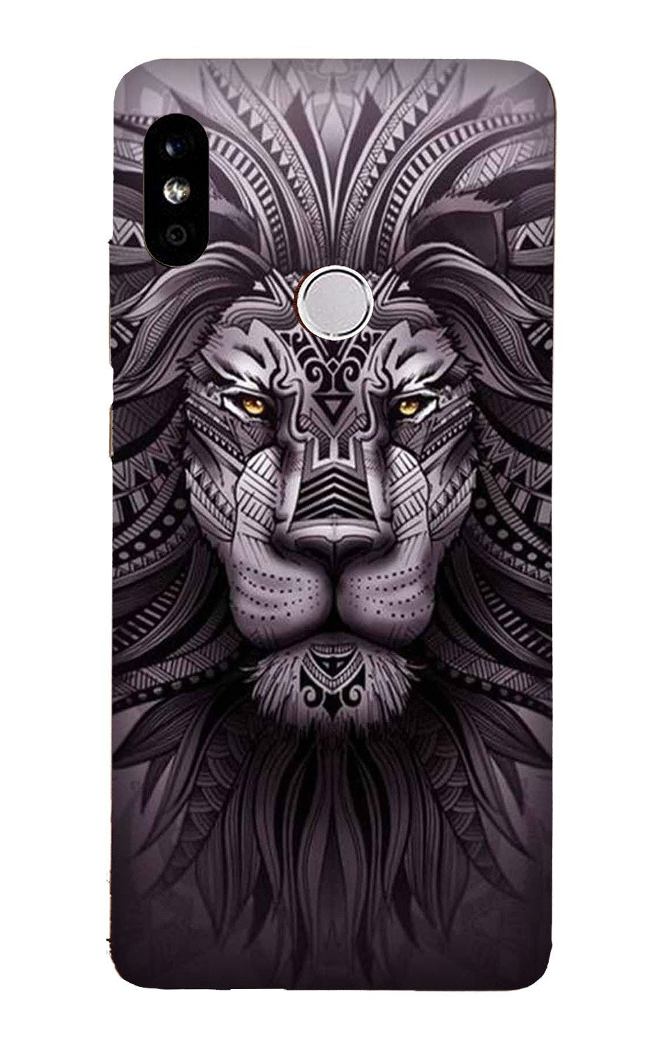 Lion Mobile Back Case for Redmi Note 5 Pro  (Design - 315)
