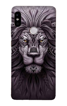 Lion Mobile Back Case for Mi A2(Design - 315)