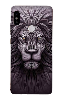 Lion Mobile Back Case for Redmi 6 Pro  (Design - 315)