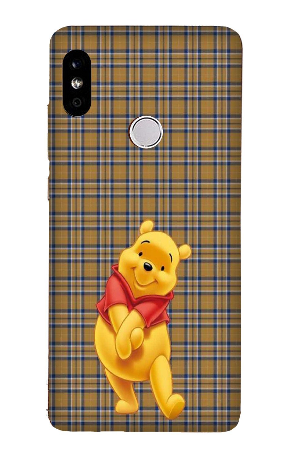 Pooh Mobile Back Case for Mi A2(Design - 321)
