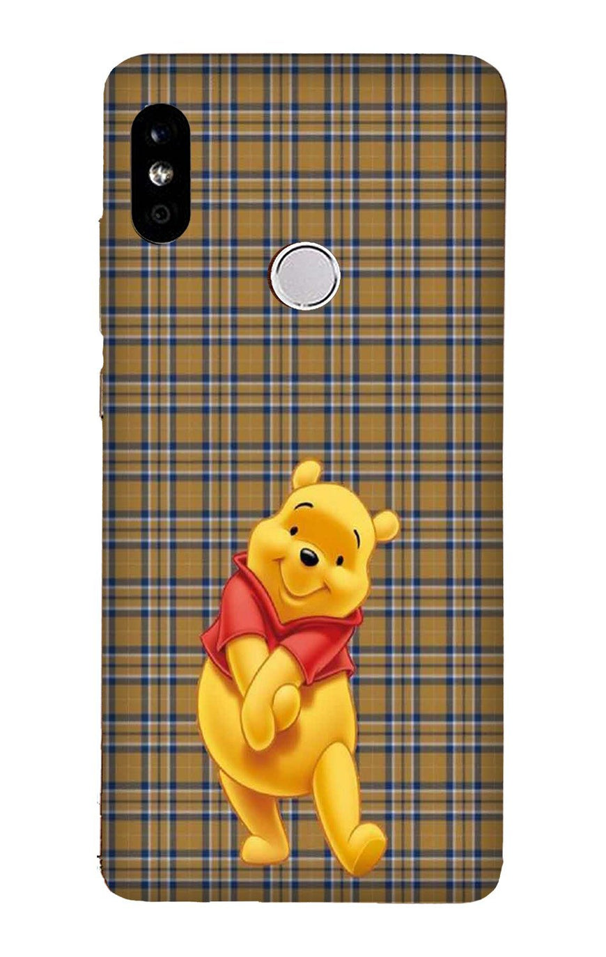 Pooh Mobile Back Case for Mi A2  (Design - 321)