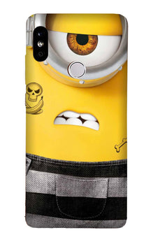 Minion Mobile Back Case for Redmi 6 Pro  (Design - 324)