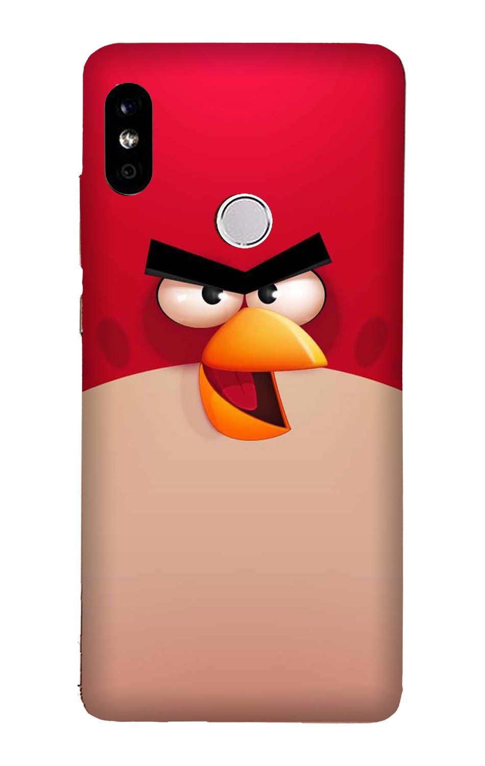 Angry Bird Red Mobile Back Case for Redmi Note 5 Pro  (Design - 325)