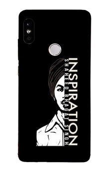 Bhagat Singh Mobile Back Case for Mi A2  (Design - 329)