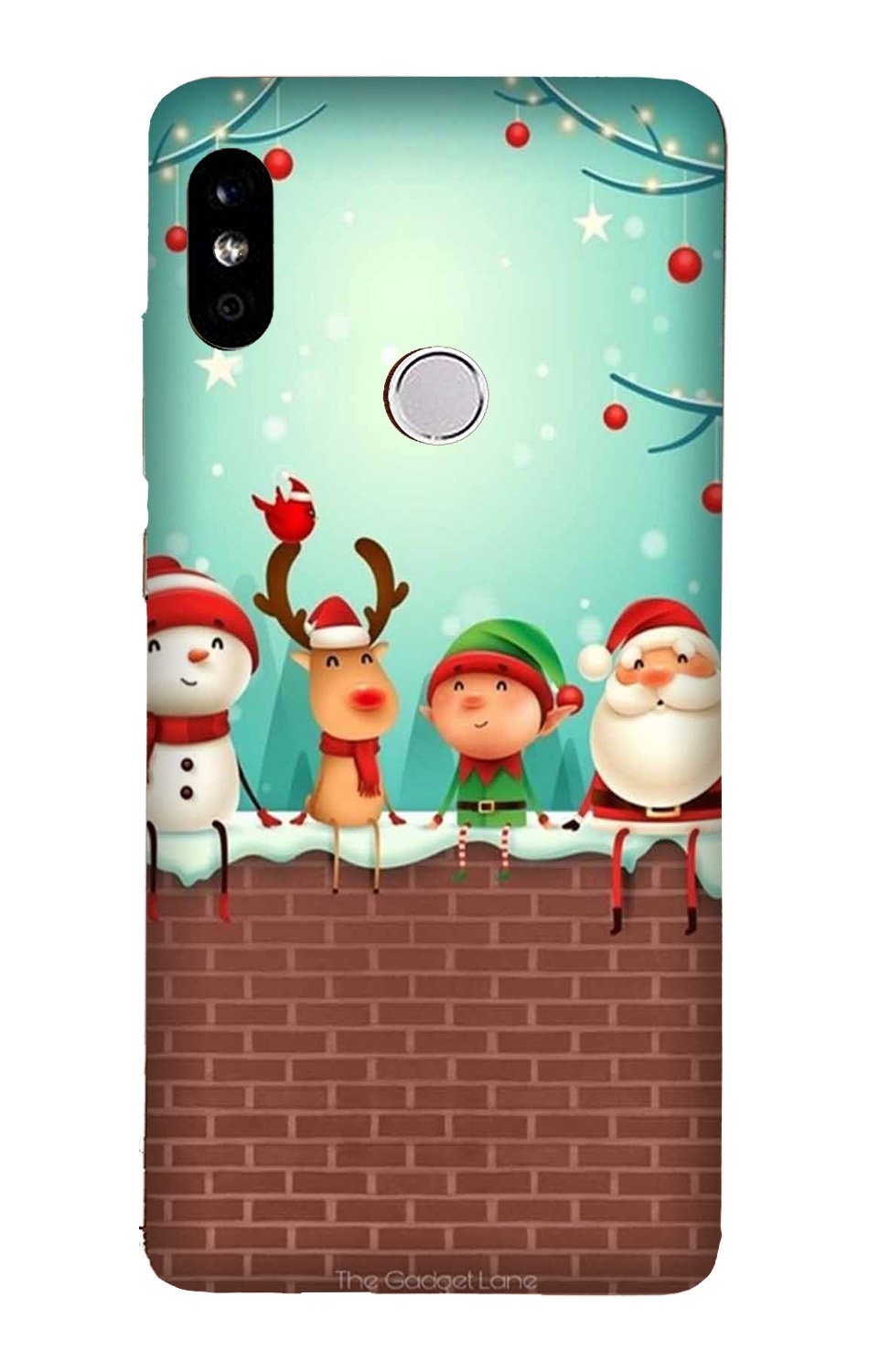 Santa Claus Mobile Back Case for Redmi Note 5 Pro(Design - 334)