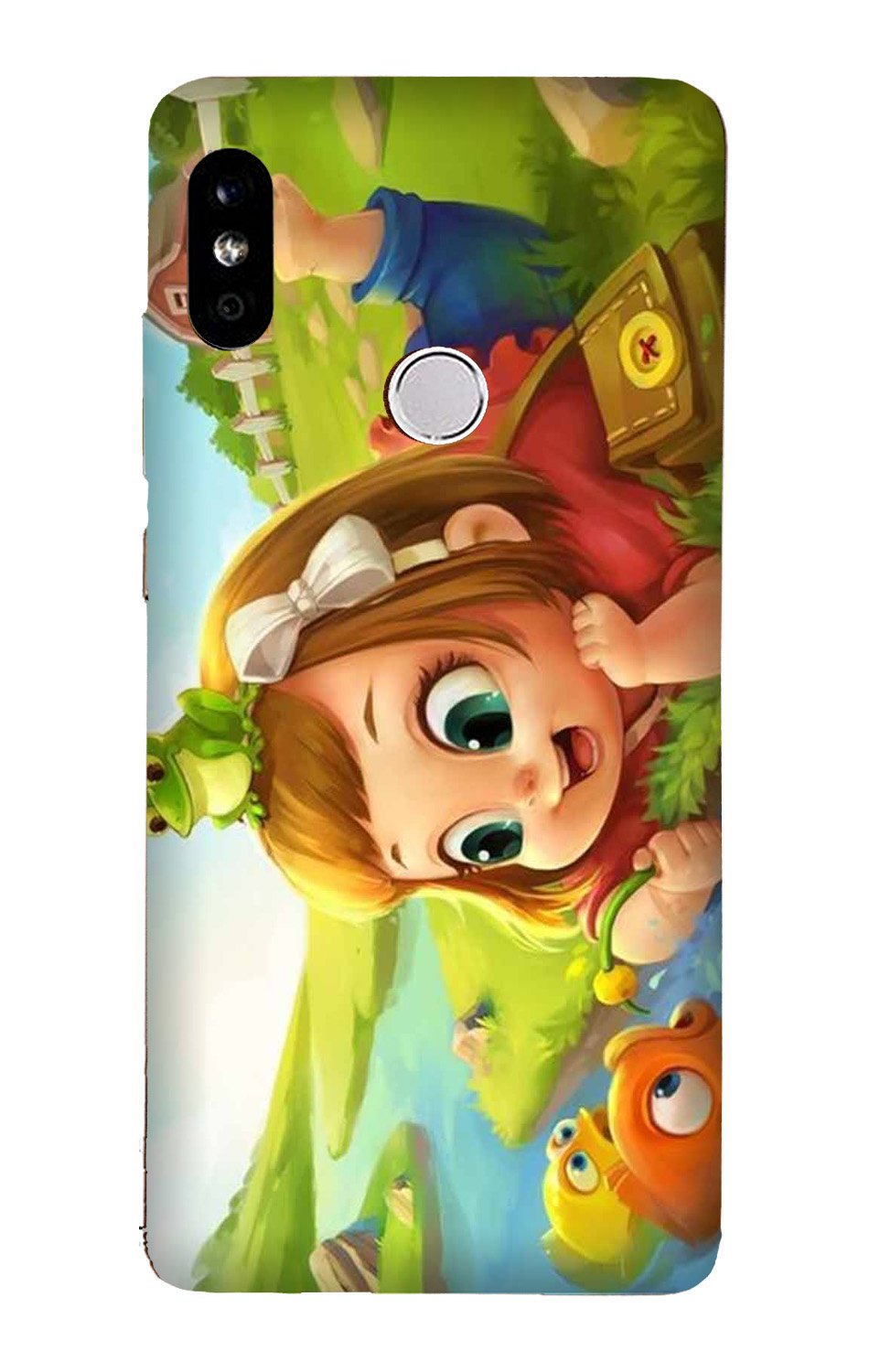 Baby Girl Mobile Back Case for Redmi 6 Pro  (Design - 339)