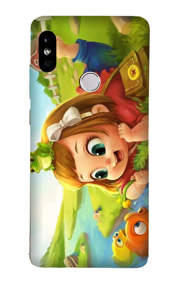Baby Girl Mobile Back Case for Redmi 6 Pro  (Design - 339)