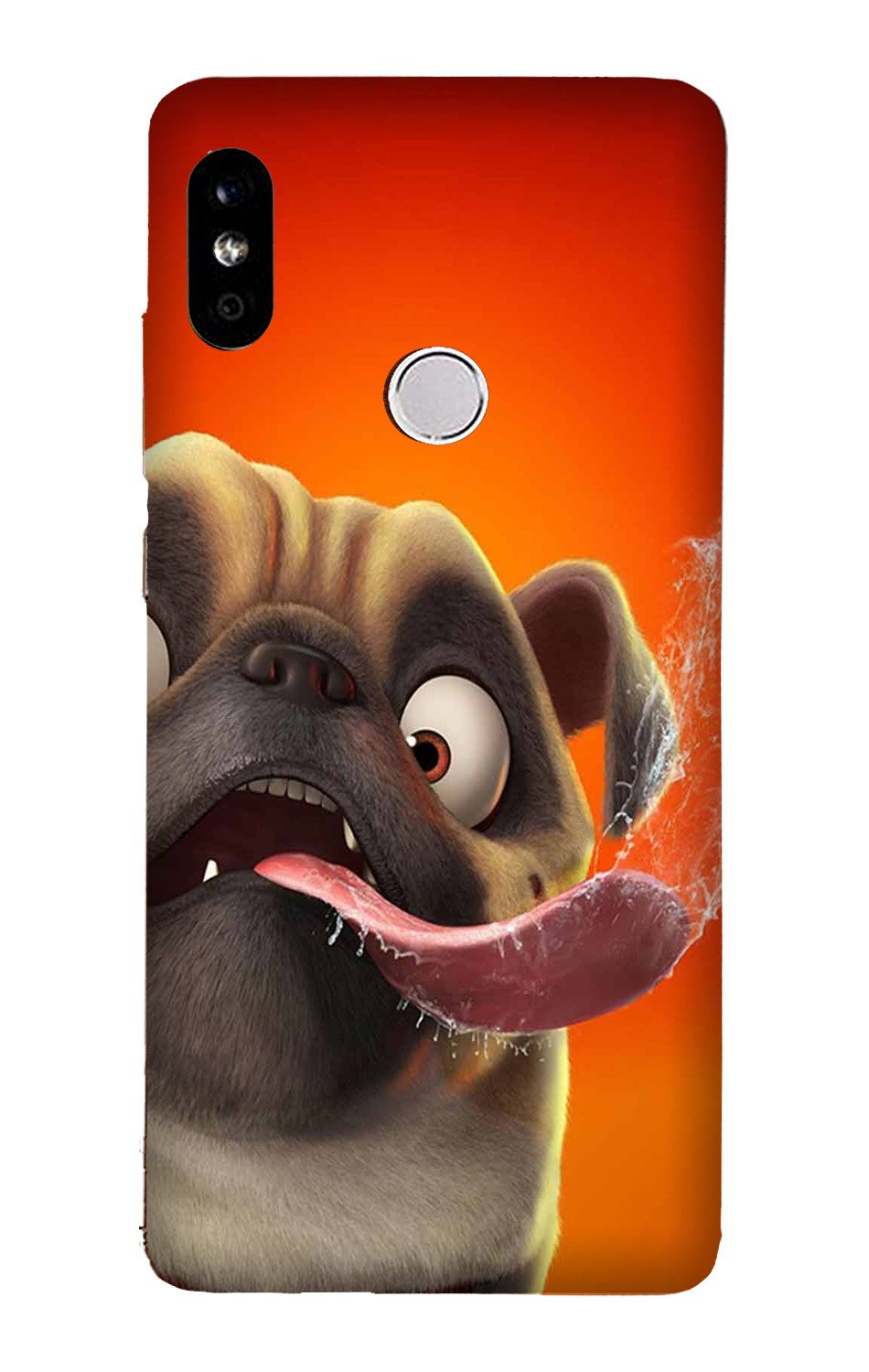 Dog Mobile Back Case for Redmi Note 6 Pro(Design - 343)