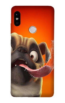 Dog Mobile Back Case for Redmi 6 Pro  (Design - 343)