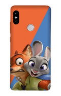 Cartoon Mobile Back Case for Redmi Note 5 Pro  (Design - 346)