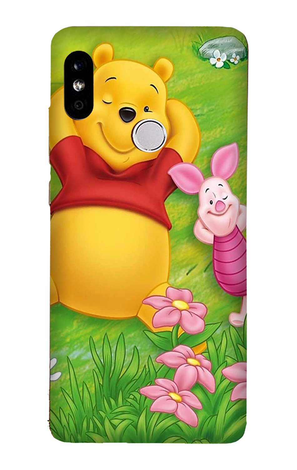 Winnie The Pooh Mobile Back Case for Redmi 6 Pro(Design - 348)