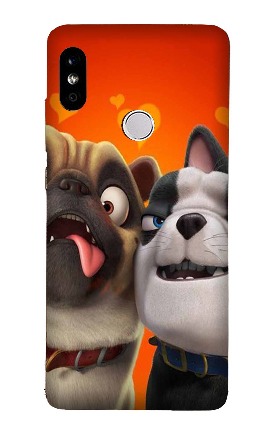 Dog Puppy Mobile Back Case for Redmi Note 5 Pro(Design - 350)