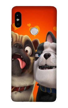 Dog Puppy Mobile Back Case for Redmi 6 Pro  (Design - 350)