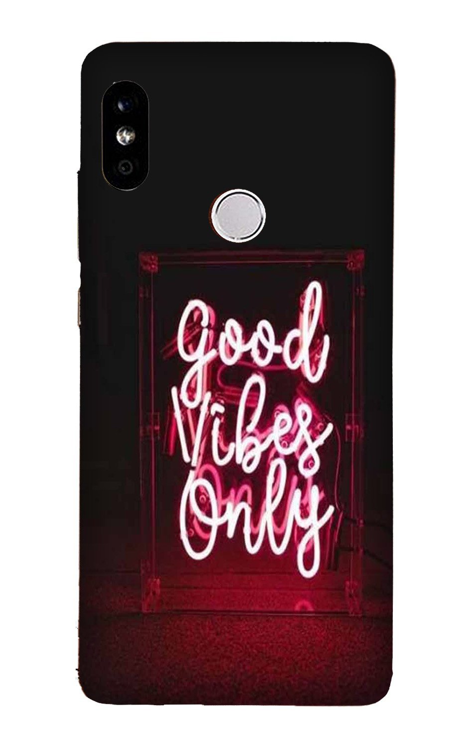 Good Vibes Only Mobile Back Case for Xiaomi Redmi Note 7/Note 7 Pro  (Design - 354)