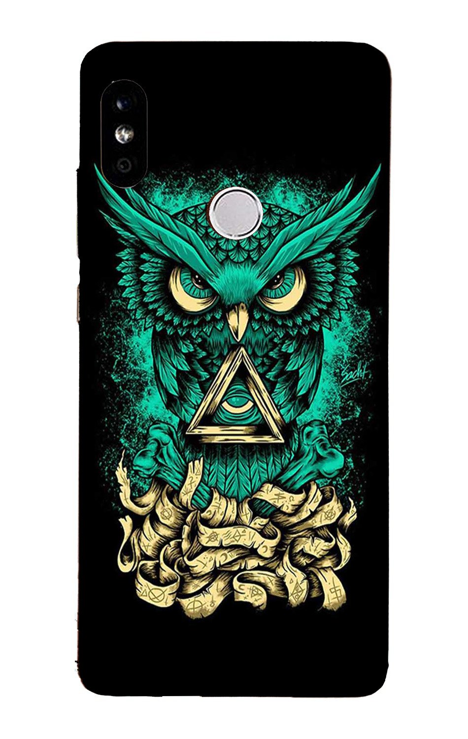 Owl Mobile Back Case for Redmi Note 6 Pro  (Design - 358)