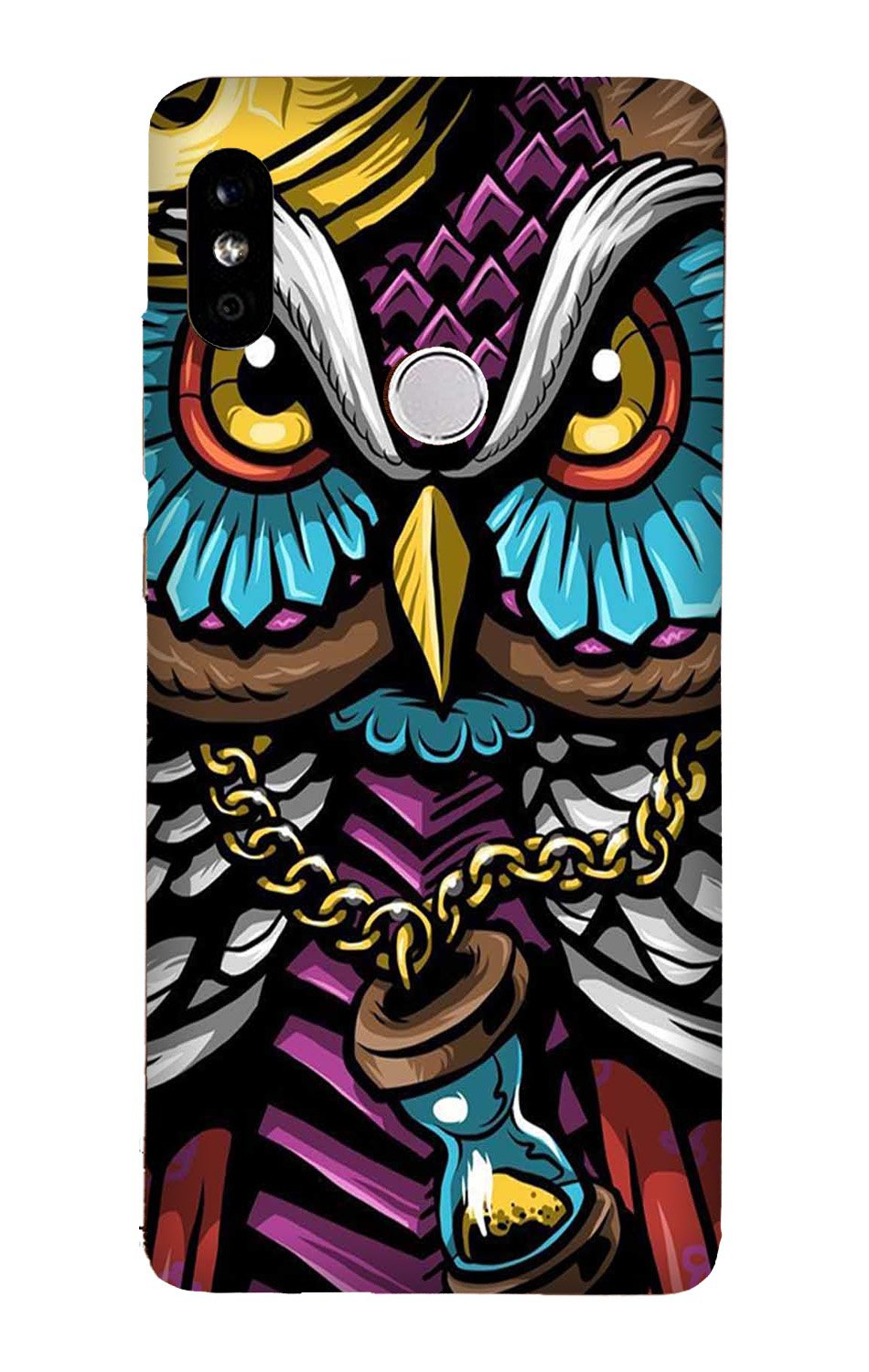 Owl Mobile Back Case for Redmi Note 6 Pro  (Design - 359)